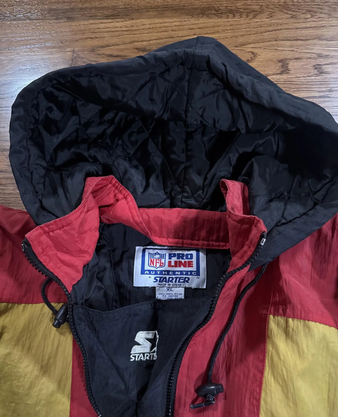 Vintage Starter Kansas City Chiefs Pullover Sideline Jacket (Size